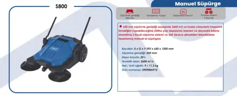 Scheppach S800 Manuel Süpürge