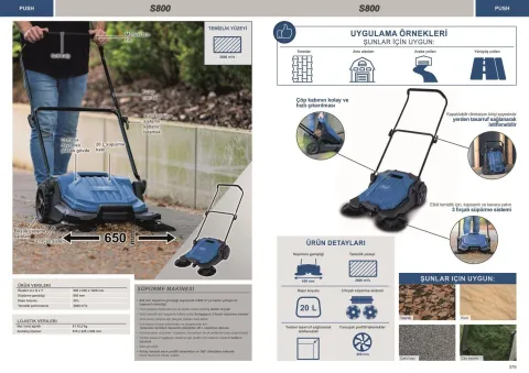 Scheppach S800 Manuel Süpürge