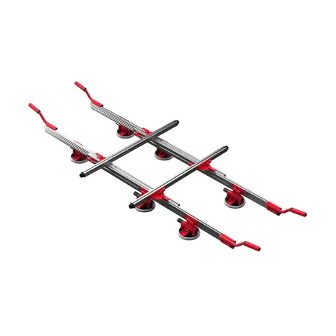 Shijing Tools 6'lı Mermer, Granit, Seramik, Cam Levha Taşıma Aparatı  Ağır Hizmet P708-6109