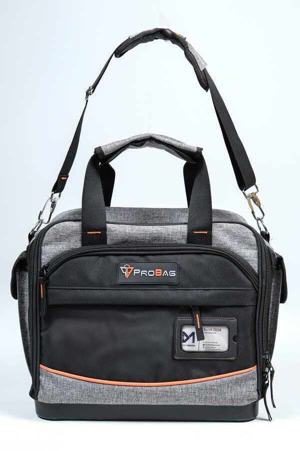 Probag Profesyonel 28 Bölmeli Su Geçirmez Plastik Tabanlı Tam Açılır Alet Takım Çantası