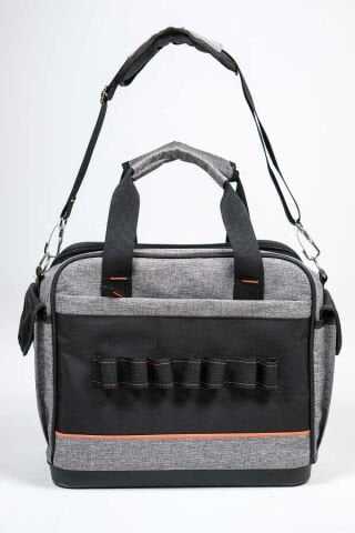 Probag Profesyonel 28 Bölmeli Su Geçirmez Plastik Tabanlı Tam Açılır Alet Takım Çantası