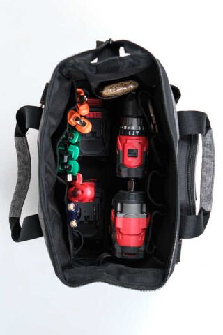 Profesyonel Tel Destekli Tam Açılır Su Geçirmez 31 Bölmeli Plastik Tabanlı Alet Takım Çantası