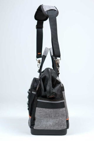 Profesyonel Tel Destekli Tam Açılır Su Geçirmez 31 Bölmeli Plastik Tabanlı Alet Takım Çantası