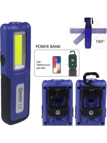 ESEN109 Şarjlı LED Lamba 420 LÜMEN