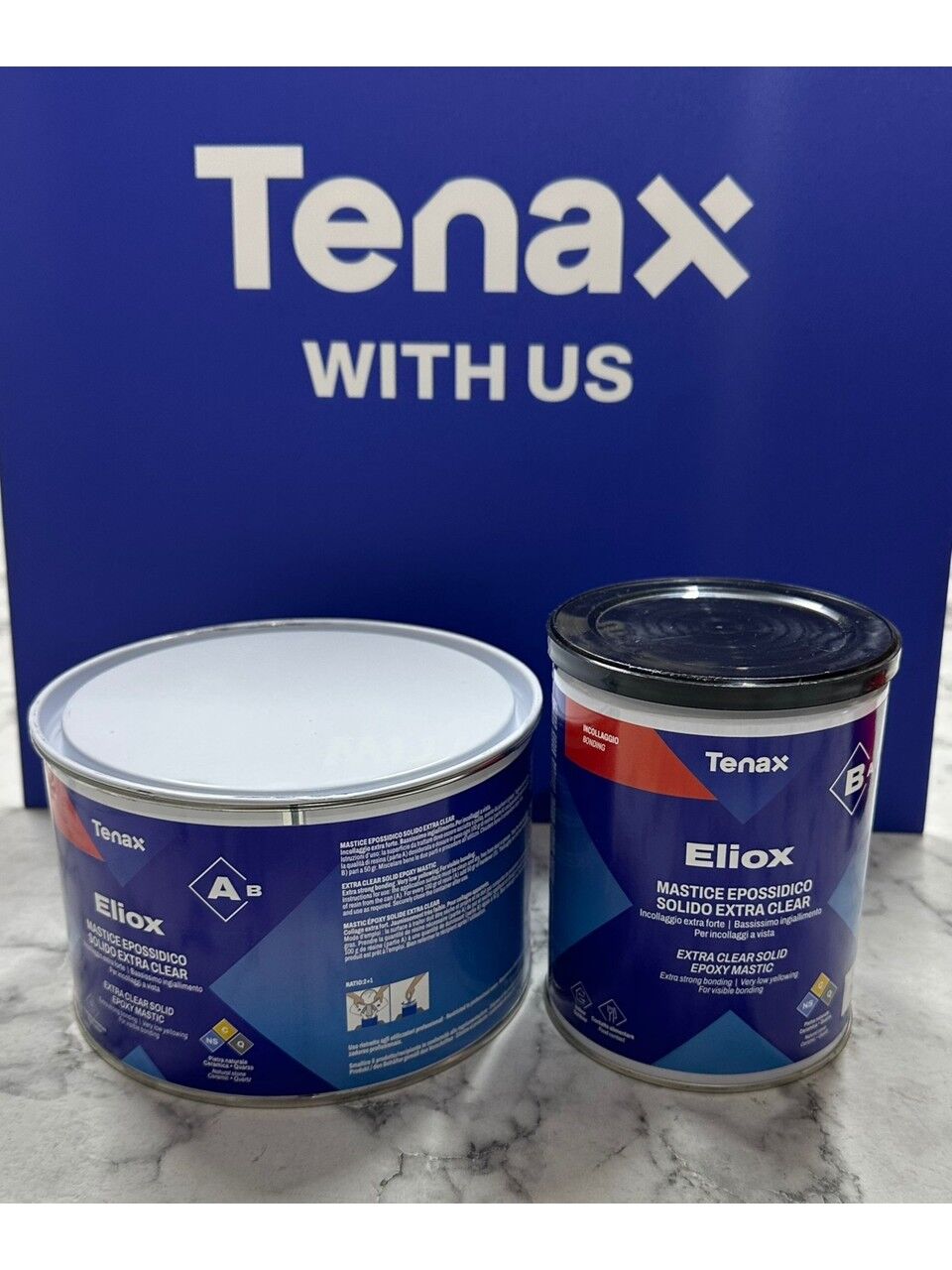 Tenax Eliox A+B Set Seramik 45 Yapıştırıcısı 1.5kg