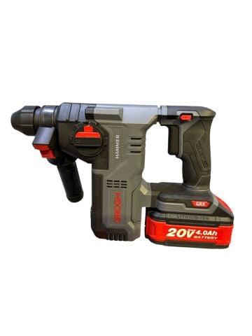 Grogh Kömürsüz Motorlu Çift Akülü 4'lü Set GRX9202S - Akülü Darbeli Matkap + Akülü Darbeli Somun Sıkma + Akülü Avuç Taşlama