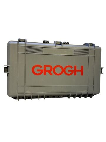 Grogh Kömürsüz Motorlu Çift Akülü 4'lü Set GRX9202S - Akülü Darbeli Matkap + Akülü Darbeli Somun Sıkma + Akülü Avuç Taşlama