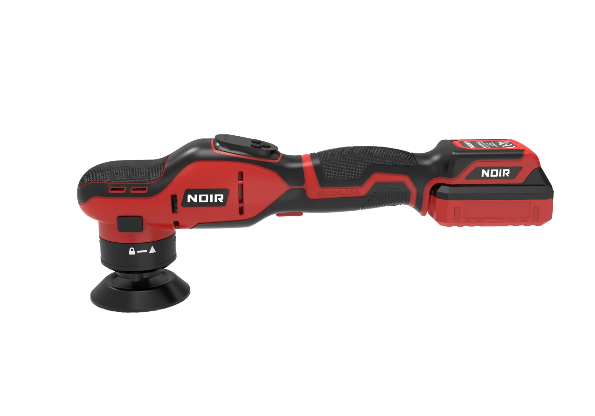 NOIR Profesyonel 3 Başlıklı Mini Polisaj Makinesi NR PS 75 12-EC