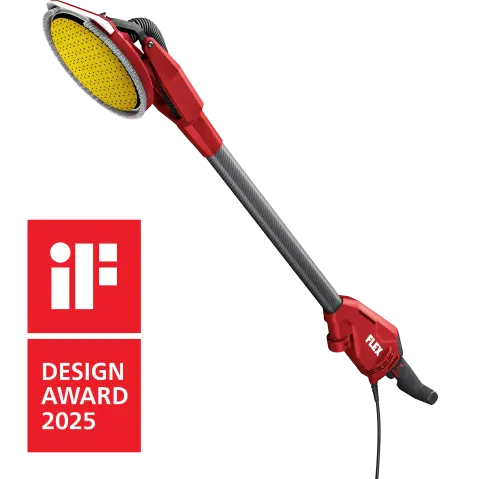 FLEX GE 6 R-EC Giraffe Duvar ve Tavan Alçıpan Zımpara Makinesi+FLEX VCE 33 L AC-Set Otomatik Filtre Temizleme Sistemli Şantiye Tipi Elektrikli Süpürge
