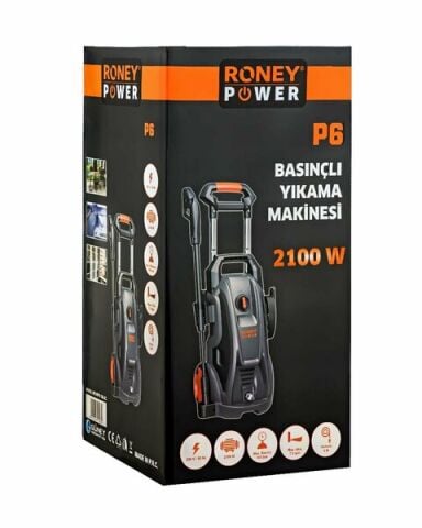 RONEY POWER P6 165 BAR BASINÇLI YIKAMA MAKİNESİ 2100 W