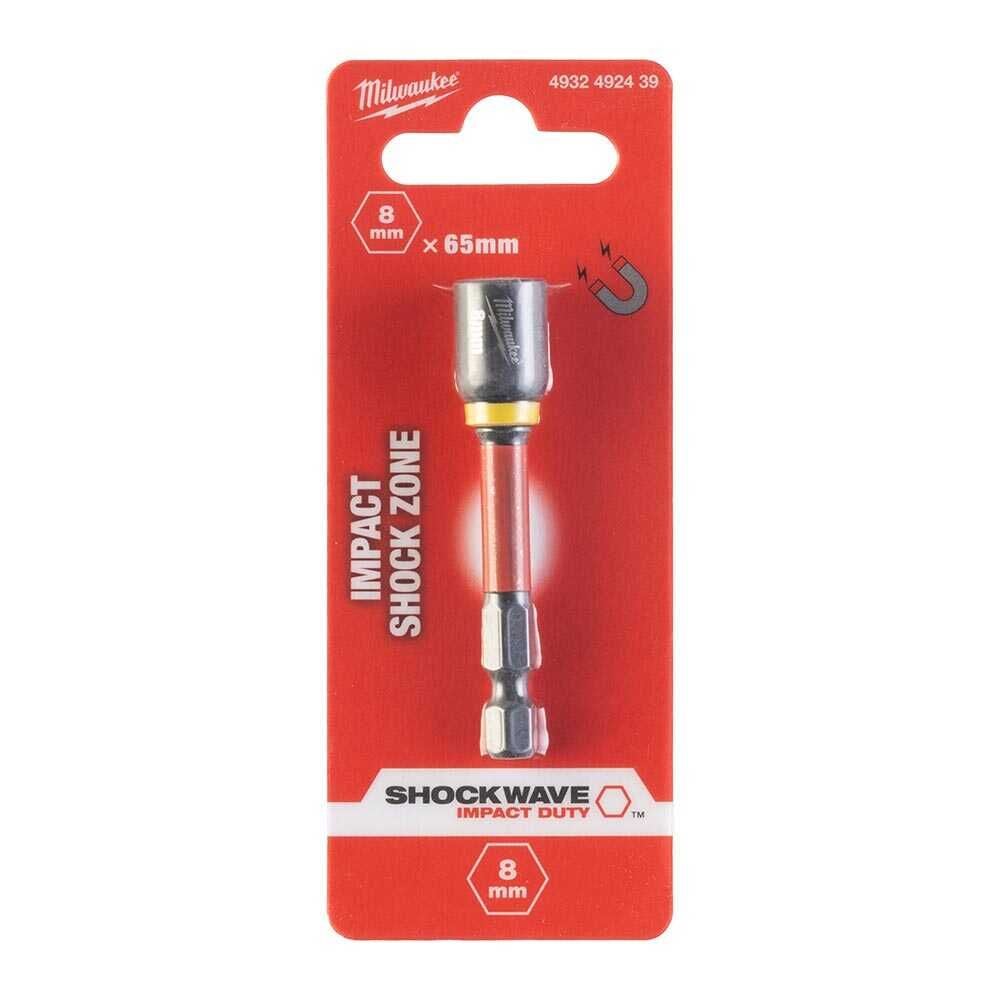 Milwaukee 65 mm Shockwave Bits Uç Hex Lokma 8.0 (1/4'')