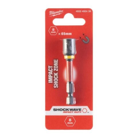 Milwaukee 65 mm Shockwave Bits Uç Hex Lokma 8.0 (1/4'')