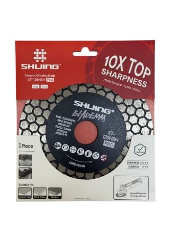 SHIJING Blademax XT-125HSH PRO Porselen, Granit ve Seramik Dekton Kesici 125mm