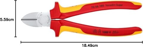 Knipex 70 06 180 Yan Keski Vde 180 mm