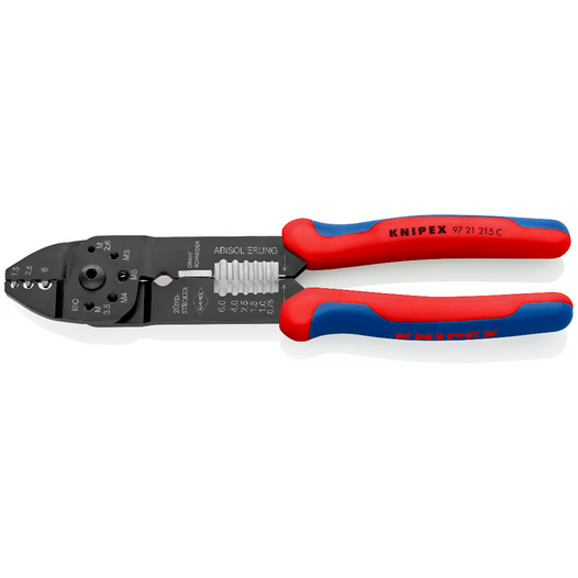 Knipex  Kablo Sıyırma Pabuç Sıkma Pensesi 97 21 215 C