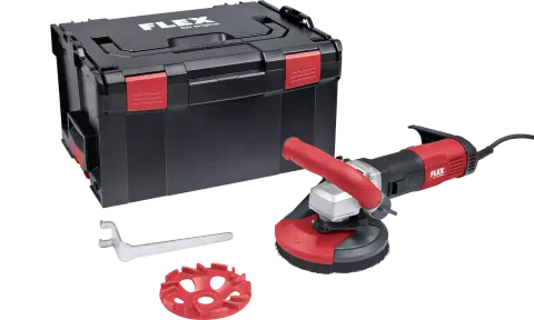 FLEX LD 16-8 125 R, Kit E-Jet 2400 Watt Beton Yüzey Yenileme Taşlama Makinesi