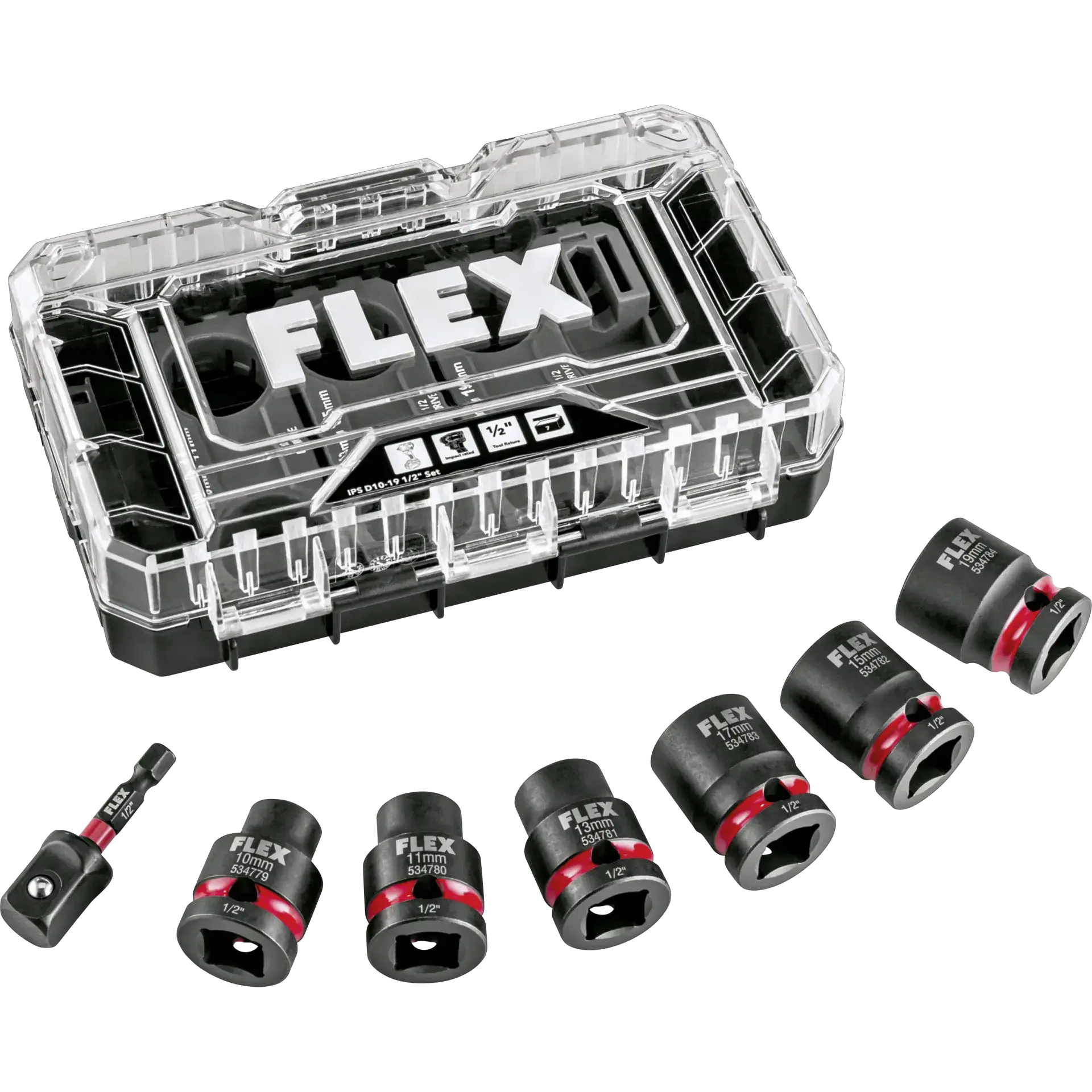 FLEX IPS D10-19 1/2'' Set LOKMA TAKIMI SETİ