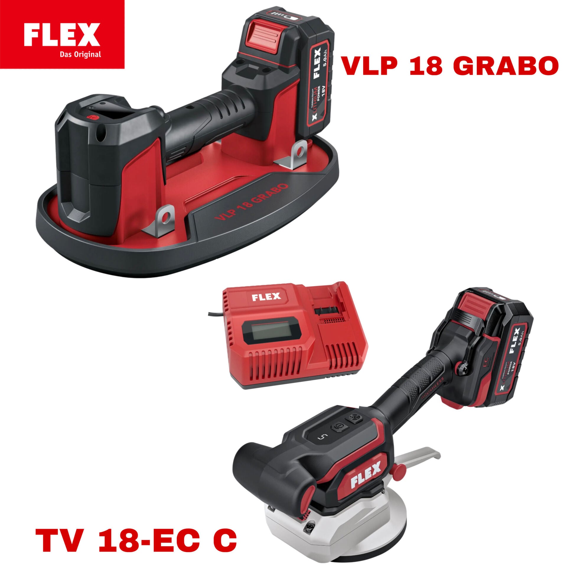 FLEX VLP 18.0 AKÜLÜ VANTUZ GRABO+FLEX TV 18-EC C AKÜLÜ VİBRATÖR