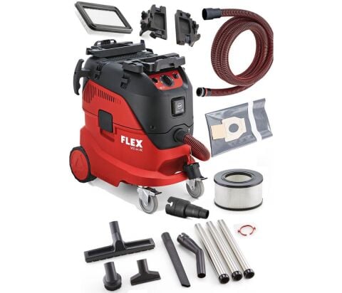 FLEX VCE 44 H AC-Kit 42 Litre Şantiye Tipi Otomatik Filtre Temizlemeli Süpürge
