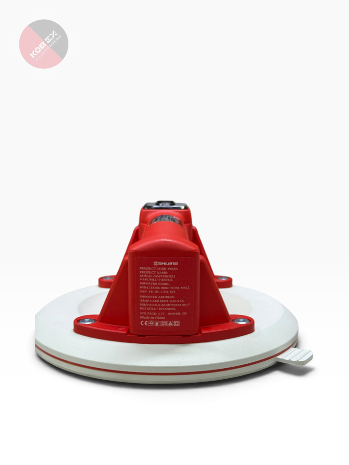 Shijing Tools Akülü Dijital Vakum Vantuz P618A Pro Beyaz Taban