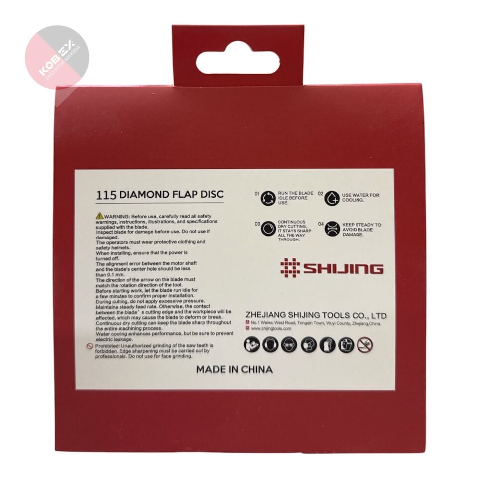 SHİJİNG ELMAS FLAP DİSK ZIMPARA DIAMOND FLAP DİSK