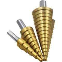 Cmc 3 Lü Kademeli Panç Matkap Ucu Seti 4-32 mm