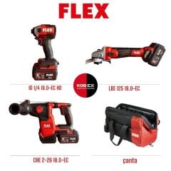 FLEX 3'LÜ SET TORKLU VİDALAMA,KIRICI DELİCİ,TAŞLAMA MAKİNASI