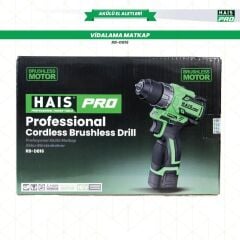 HAİSPRO AKÜLÜ VİDALAMA MATKAP 16V 2.0 Ah. RB-DB16 HAISPRO.4840001