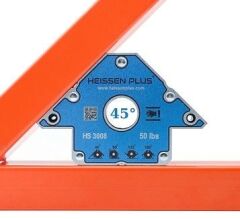 Heissen Plus Dört Açılı Mıknatıslı Gönye Kaynak Tutucu 20KG HS 3008
