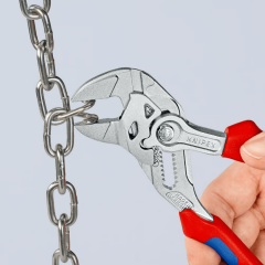 Knipex 8605 180MM Düz Çene Ayarlı Fort Pense