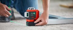 Leica Lino L6G Eksen 360 Derece Çapraz Çizgili Şarjlı Yeşil Lazer Terazi