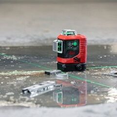 Leica Lino L6G Eksen 360 Derece Çapraz Çizgili Şarjlı Yeşil Lazer Terazi