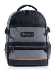 Probag Teknisyen Sırt Takım Çantası - Ortopedik Destekli 23 Bölmeli Suya Dayanıklı