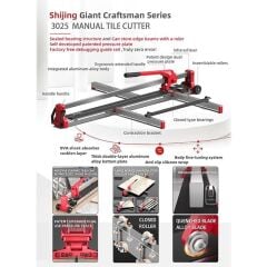 Shijing Tools Manuel Fayans Kesici 3025-1200