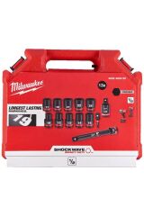 Milwaukee MİLWAUKEE 13 PARÇA SHOCKWAVE 1/2'' DARBELİ LOKMA SETİ