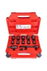 Milwaukee MİLWAUKEE 13 PARÇA SHOCKWAVE 1/2'' DARBELİ LOKMA SETİ